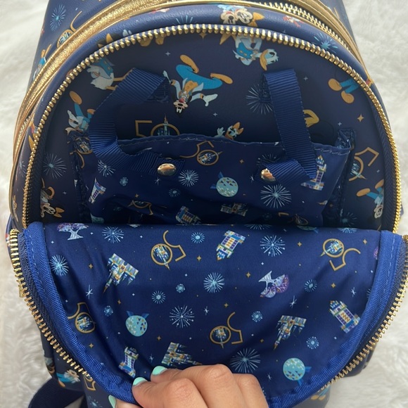 Disney 50th Anniversary Loungefly Mini Backpack - Picture 8 of 13